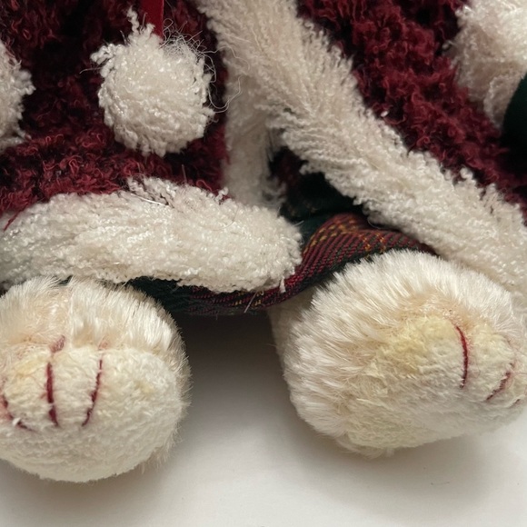 TY Attic Treasures Plush Christmas Santa + Mrs Santa Bear Jointed Stuffed Animal - Picture 2 of 6